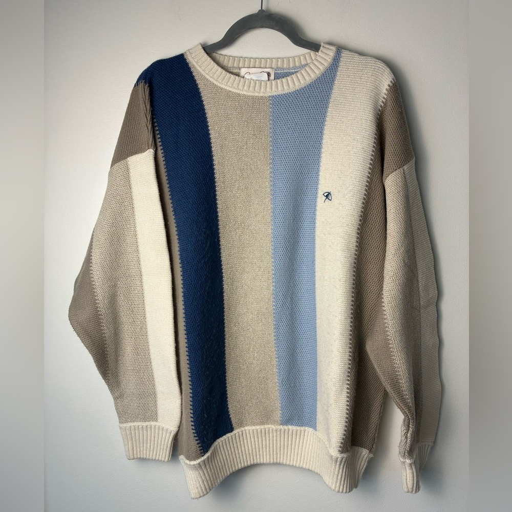 Vintage Arnold Palmer Striped Knit Sweater